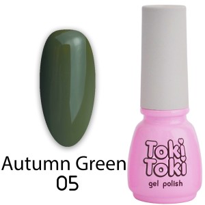 Гель лак Toki-Toki Autumn Green №05,  5мл